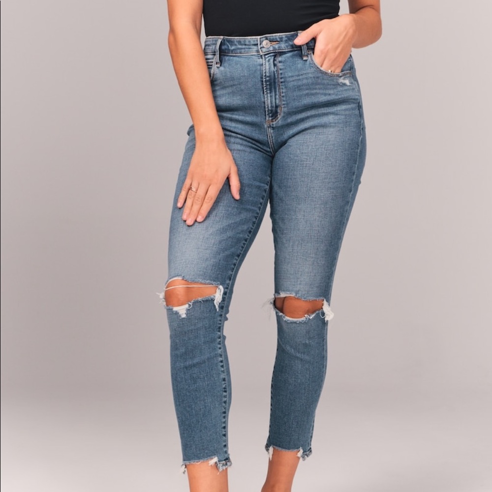 Curve Love High Rise Super Skinny Ankle Jeans